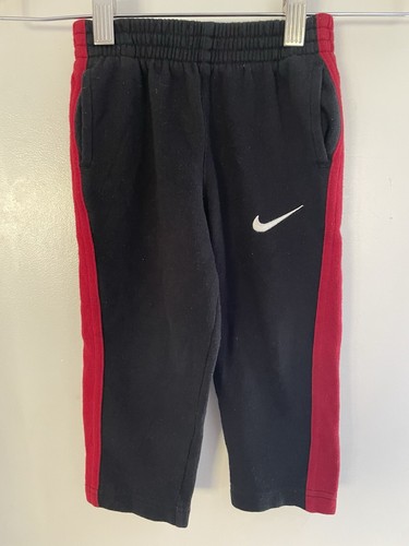 Nike Niños Pequeños Mezcla de Algodón Acogedor Polar Cintura Elástica Pull On Pantalones Negros 2T - Imagen 1 de 5