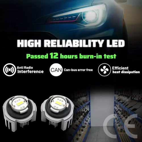 Bombilla antiniebla LED delantera blanca L1B 7535 6500K para Toyota C-HR Prius Corolla 2019+ - Imagen 5 de 12