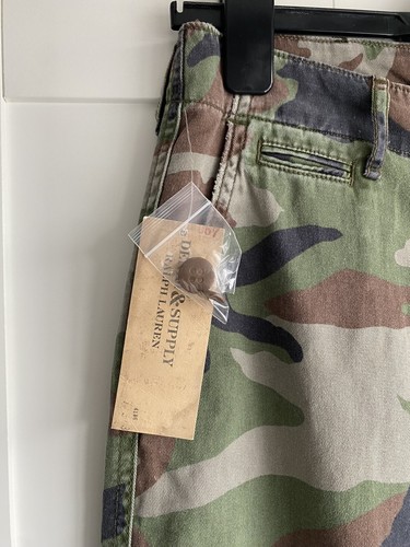 Ralph Lauren Denim & Supply Military Camo Boyfriend Chinos Trousers. UK 8-10 - Picture 6 of 11