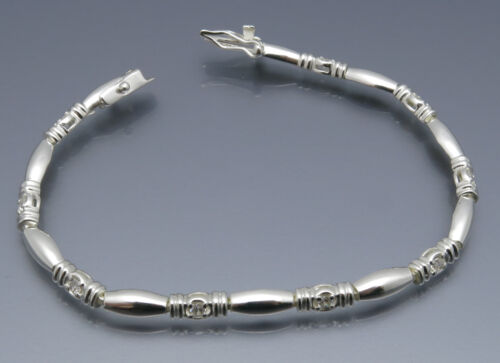 REIF-DESIGN - ELEGANTES ZIRKONIA ARMBAND - 925 SILBER RHODINIERT - Bild 2 von 3