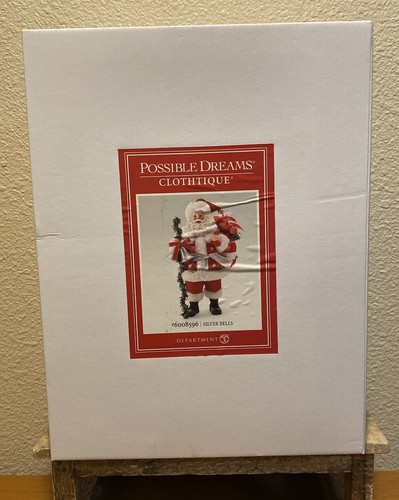 Department 56 Sweet Dreams Silver Bells Santa Claus Figurine, Christmas Decor - Picture 2 of 24