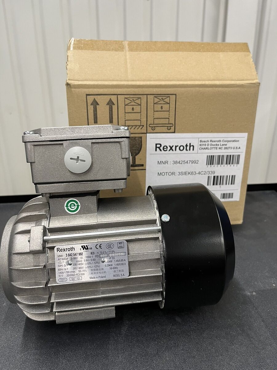 Bosch Rexroth 3842547992 Servo Motor 3-PH 230/400V250W50HZ Bosch Rexroth 3842547992 Servo Motor 3-PH 230/400V250W50HZ