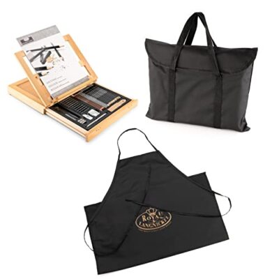 Royal und Langnickel Sketching Art Tischstaffelei Set + Schürze, Bleistifte & Tasche