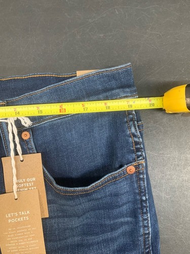 NWT MADEWELL 10" High-Rise Skinny Blue Jeans Women's 34x28 Dark Wash - Picture 16 of 18