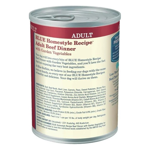 Wet Dog Food, Beef Dinner With Garden Vegetables, 12.5-oz Cans (12 Count) - Picture 2 of 5