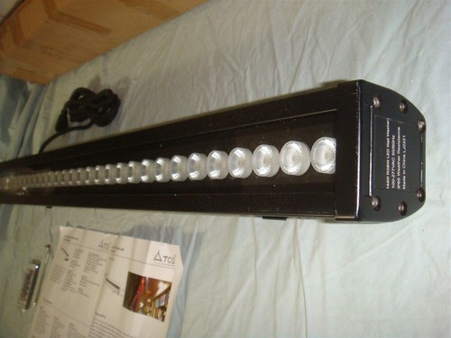 ATCD 144 WATT RGBW 36 LED 40" LUCE RONDELLA DA PARETE LUNGA CON TELECOMANDO - Foto 2 di 11