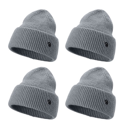 4 Packs Women Winter Beanie Knit Hat Skull Warm Chunky Soft Thermal Slouchy Caps - Bild 19 von 21