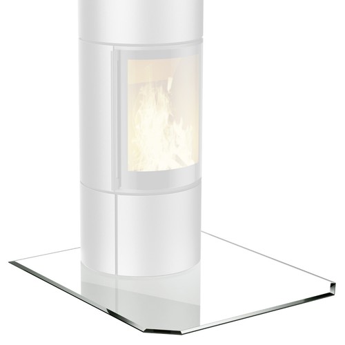 Kaminofen Glas Bodenplatte Funkenschutzplatte Kaminplatte Glasplatte Ofen Platte - Bild 71 von 92