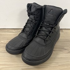 🔥Nike ACG Woodside II 2 Triple Black Boots Mens 8.5 525393-090 NWOB