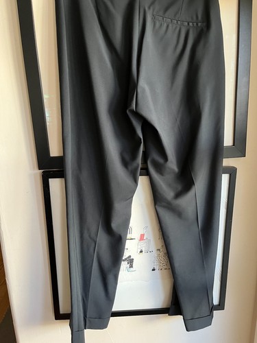 Jean Paul Gaultier sz 6 midnight 100% wool crepe pants preowned never worn - Picture 3 of 6