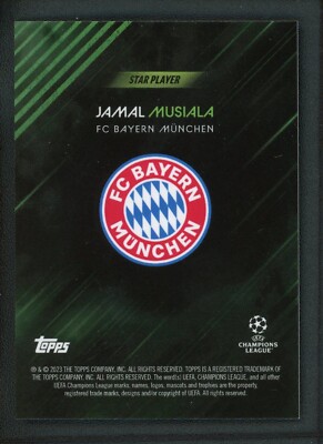 2023 JAMAL MUSIALA 94/99 TOPPS KNOCKOUT UEFA CHAMPIONS