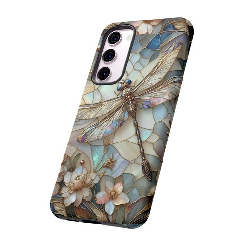 Luna Dragonfly Phone Case, Mother of Pearl Effect Phone Cover | X96 - 第 216/266 張圖片