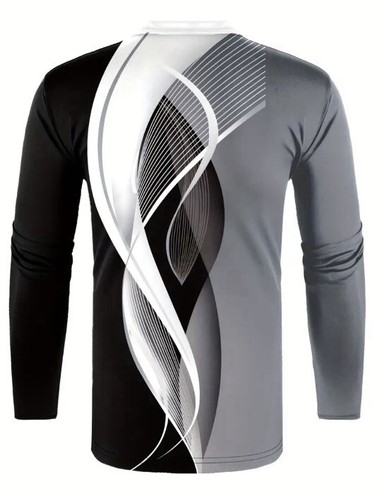 Casual Men’s Polo Long Sleeve - Picture 3 of 5