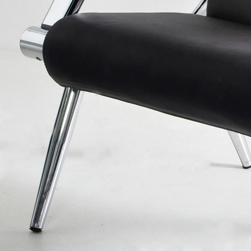 Office Reception Chair Waiting Room Visitor Guest PU Leather Sofa Seat Modern - Picture 55 of 55