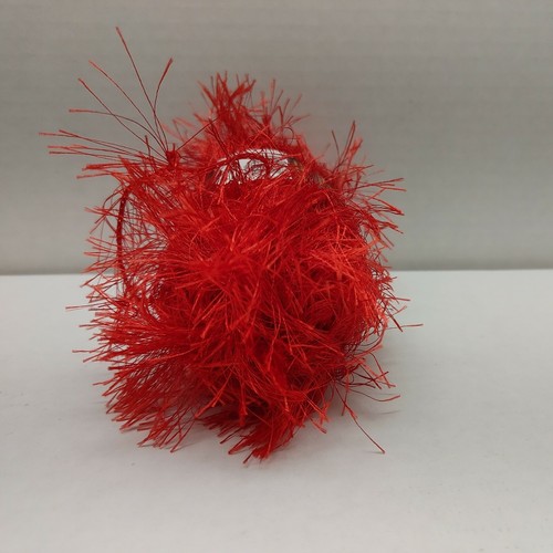Lion Brand Fun Fur Eyelash Yarn red - Picture 8 of 11