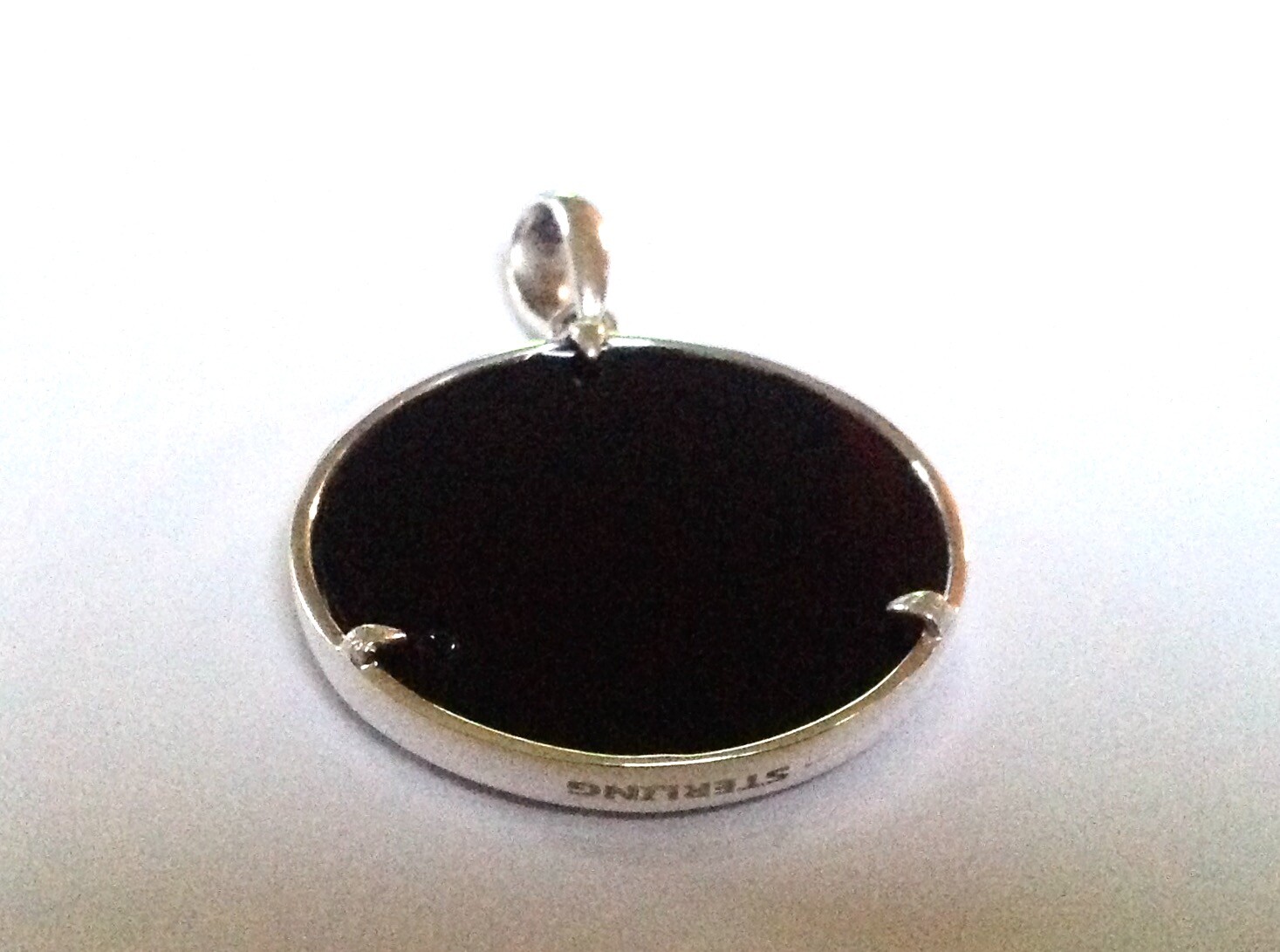 Stunning Art Nouveau Lady Flower Goddess Black Sterling Silver gemstone Pendant Popularna produkcja krajowa