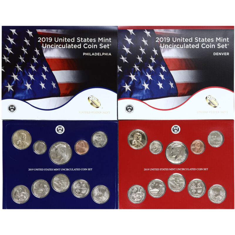 2019 Mint Set Original Plastic 20 Brilliant Uncirculated Coins NO W CENT 2019 Mint Set Original Plastic 20 Brilliant Uncirculated Coins NO W CENT