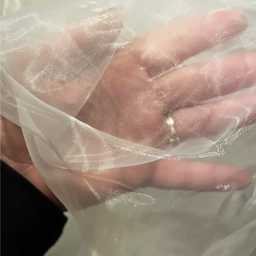 Rod Pocket Top Tulle Sheer Curtains Window Screening Yarn Voile Valance Drape X2 - Picture 7 of 14