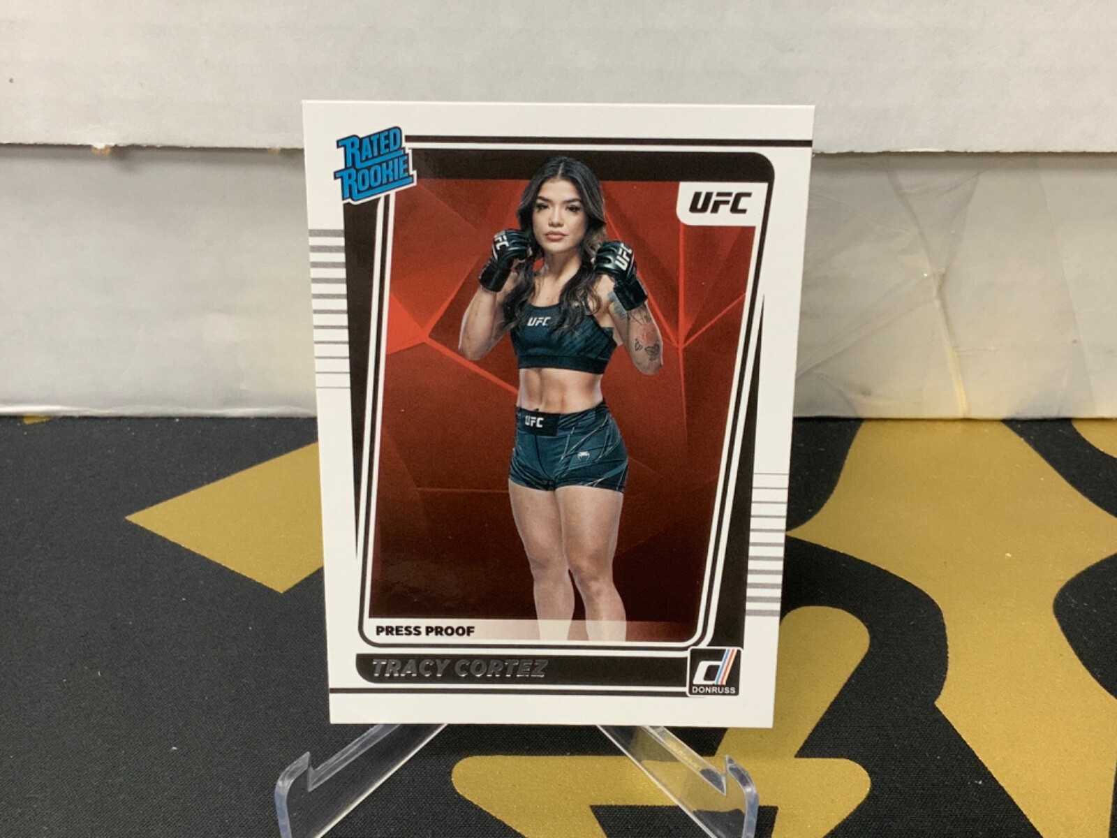 2022 Donruss UFC Rated Rookie Tracy Cortez Silver Press Proof