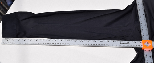 Calibrate Men's Large Stretch Slim Fit Black Long Sleeve Button Up Cotton Shirt - Picture 7 of 8
