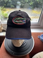 Florida Gators Baseball Cap - Black with Blue Trim - Excellent Condition 