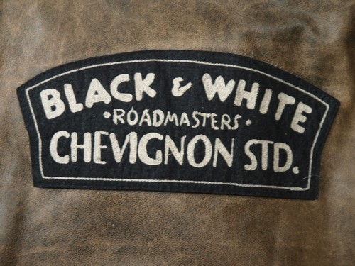 PERFECTO VINTAGE CHEVIGNON CUIR VIEILLI AVEC PATCH , TAILLE M/L - Imagen 8 de 23