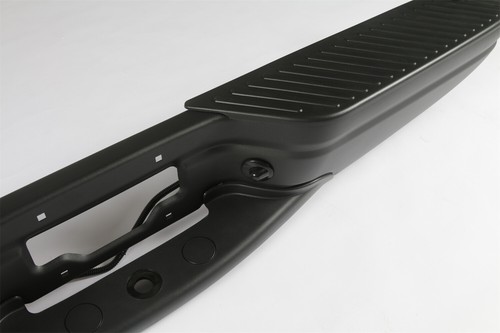 Steel Rear Step Bumper For 1997-2004 Ford F-150 97-03 Ford F150 Chrome & Black - Picture 30 of 34