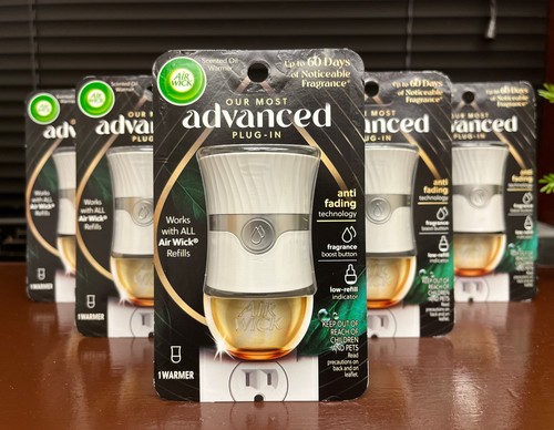 Lote 5 Air Wick Advanced Plug In Aceite Perfumado Ambientador Aceites Esenciales Calentador - Imagen 1 de 4