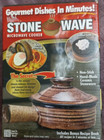 Stone Wave Microwave Cooker Non-Stick Ceramic Stoneware Baking Pot As Seen on TV