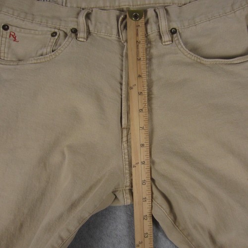 Polo Ralph Lauren Jeans Mens 32x32 Anderson Khaki Hampton Straight Preppy - 第 11/20 張圖片