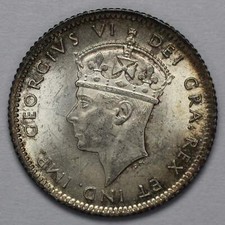 1941 C Canada/Newfoundland Silver 10C, KM20 UNC