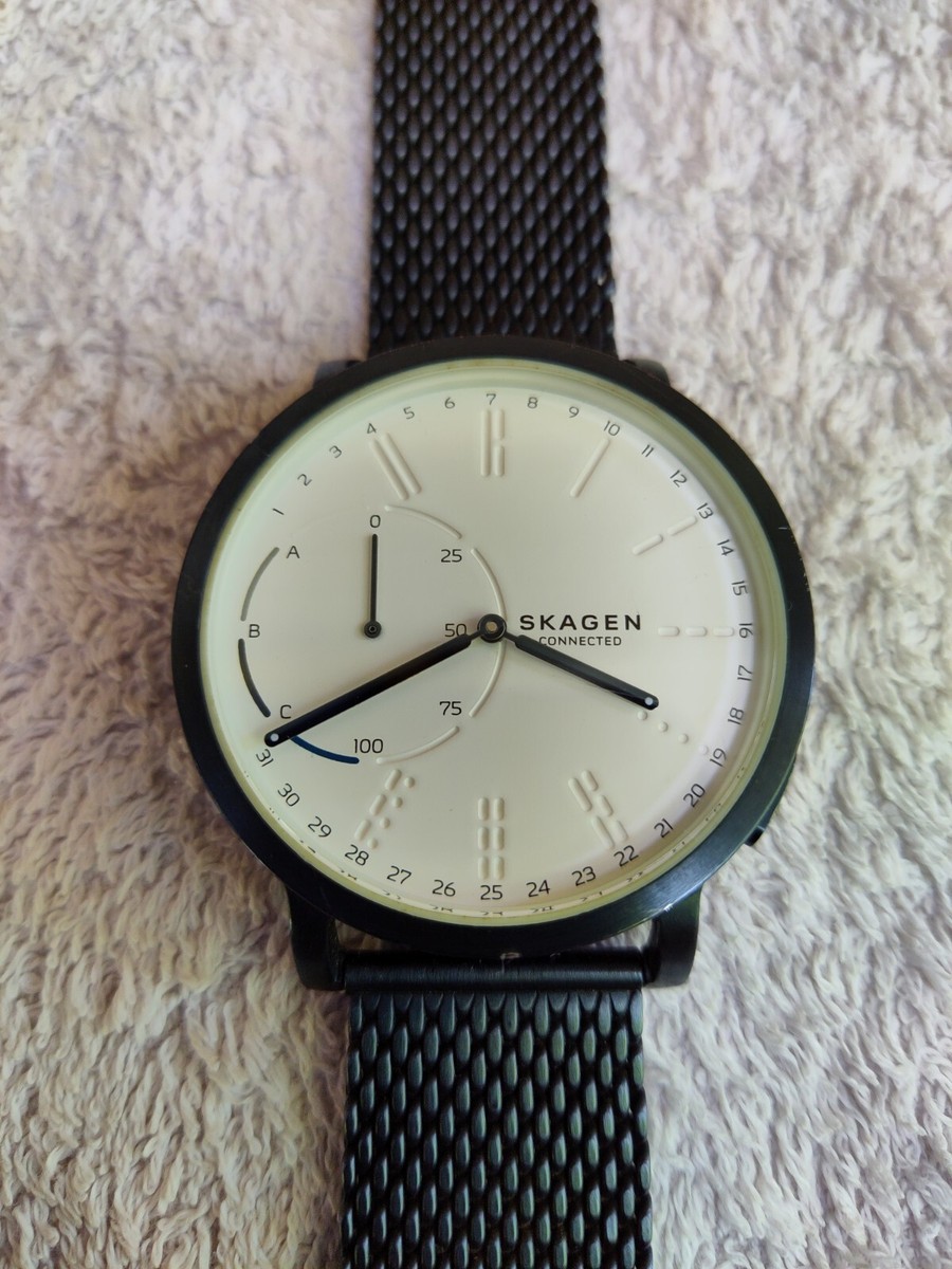 SKAGEN hybrid smart CONNECTED NDW2G Men s used watch quartz NICE eBay