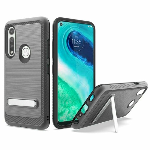 For Motorola Moto G Fast Lining Hybrid w Kickstand Case Cover + Tempered Glass - Bild 2 von 4