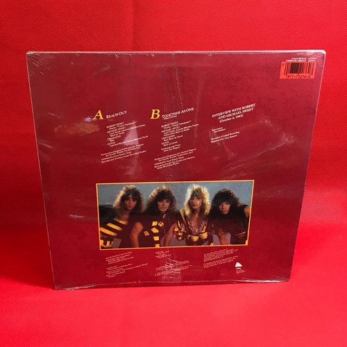 STRYPER Reach Out 1985 USA 3-track 12" Vinyl single Michael Sweet interview NEW - Picture 2 of 2