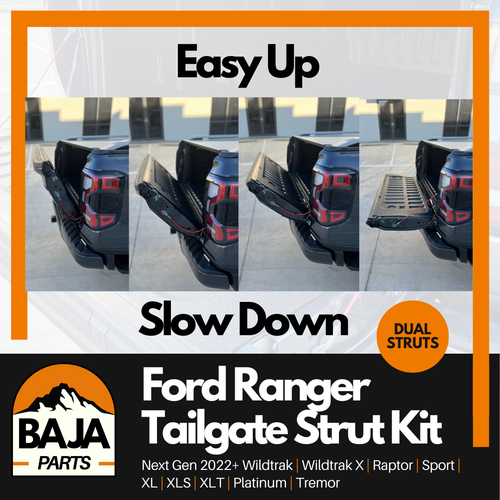 Ford Ranger Raptor Next Gen Bonnet and Tailgate Strut pack 2022+ - Picture 5 of 10