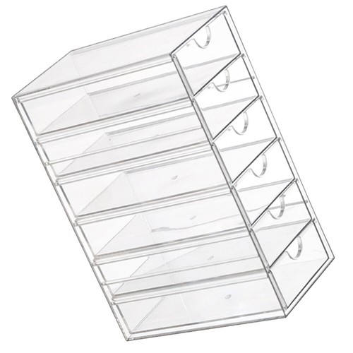 Transparent Storage Box Multi-layer Desktop Drawer Versatile Makeup Stationery - Picture 11 of 12