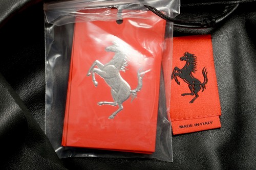 Abito lungo svasato e aderente Scuderia Ferrari donna pelle nera US XL IT 46 - Foto 6 di 6