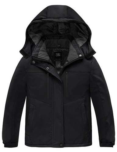 ZSHOW Girls' Ski Jacket Waterproof Fleece Raincoat Windproof Warm Winter Coat - Picture 15 of 67
