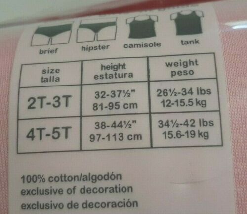 Wonder Nation Toddler Girl's 6 Pack Tanks Size 2T/3T, 4T/5T NEW - Picture 5 of 6