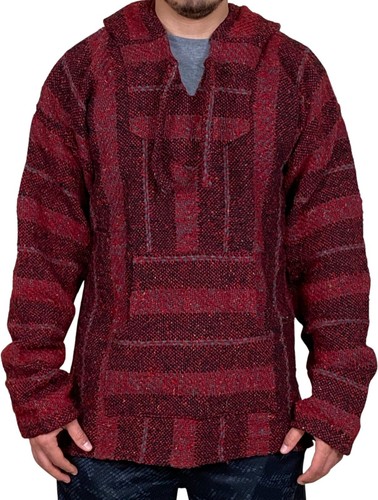 Mexican Poncho Baja Hoodie-Surfer DrugRug Jacket Unisex sz: M, L, XL, 2XL, 3XL - Picture 39 of 215
