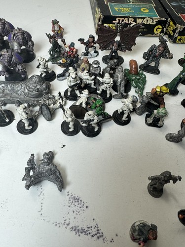 Rpg Miniatures Lot 80s-90s Ral Partha Grenadier D&d Star Wars Metal Pewter - Picture 3 of 11