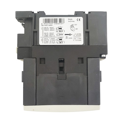 Contactor de CA 3RT1034-1AK60 120 V bobina 32A igual que el contactor Siemens 3RT1034-1AK60 - Imagen 4 de 6