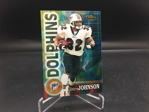 James Johnson 2000 Topps Finest #9 Dolphins