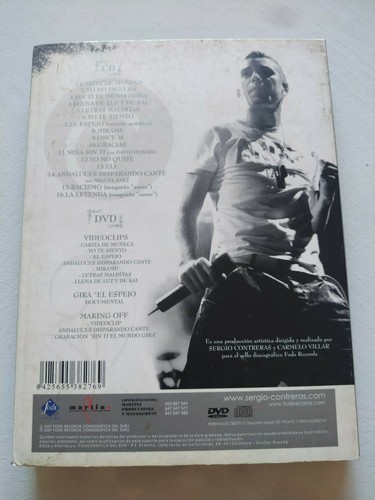 SERGIO CONTRERAS EDICION LIMITADA CD + DVD CAJA DESPLEGABLE + EXTRAS Am - Imagen 12 de 12