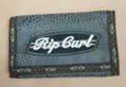 Vintage retro 90's Rip Curl USA surf skateboard street wear trifold nylon wallet