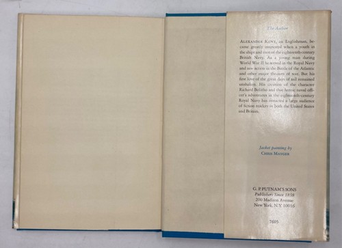 Alexander Kent Richard Bolitho, Midshipman First US Edition 1976 HCDJ - Picture 6 of 9