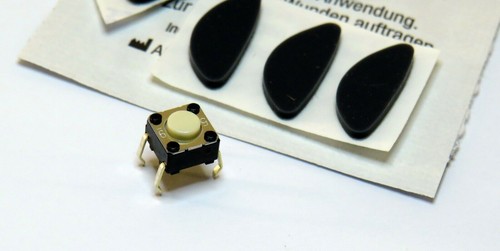 1x Logitech M570 Trackball Maus Ersatz- Mittel- Klick + 1 Set Mausfüße - Bild 6 von 6