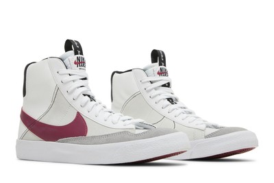 Nike Blazer Mid 77 SE GS White Rush Maroon DH8640-101