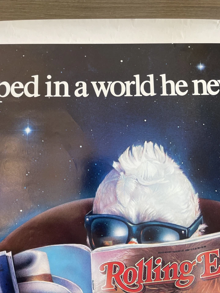 Howard The Duck Original One Sheet Movie Poster 1986 Advance Teaser - Image 3 of 4