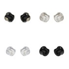 2 Curtain Pole Recess Brackets Integra Rail End Supports For 28mm Diameter Rods